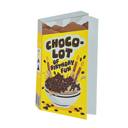 Choco-Lot Cereal Spot Gloss Birthday Card