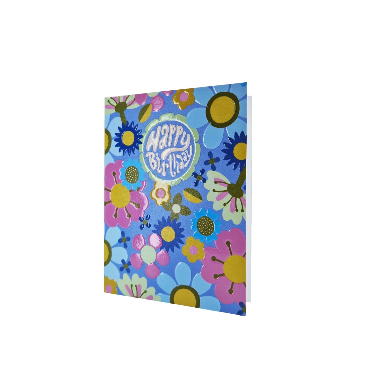 Happy Birthday Floral mini birthday card