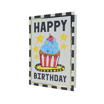 Happy Birthday Cupcake Birthday Card
