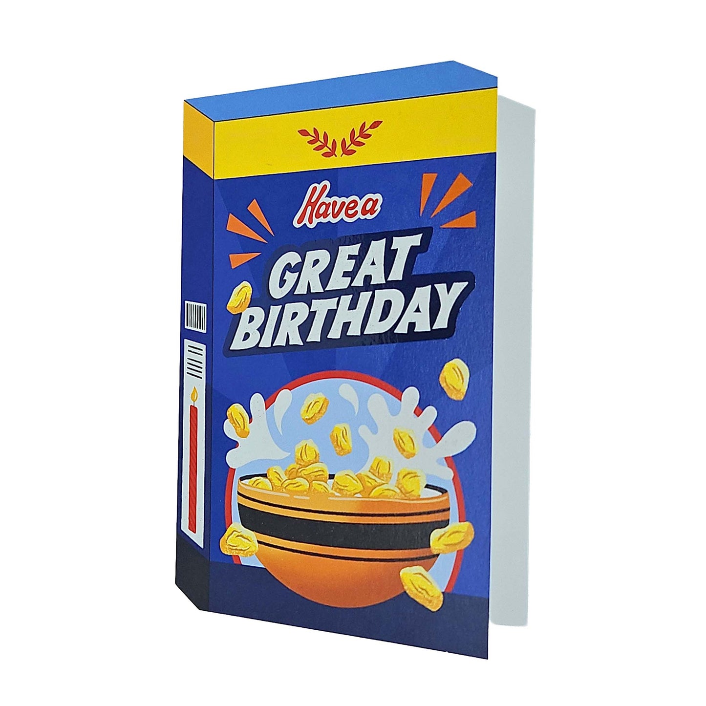 Great Birthday Cereal Spot Gloss Birthday Card