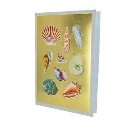 Shell Collection Gold Foiled Art Card