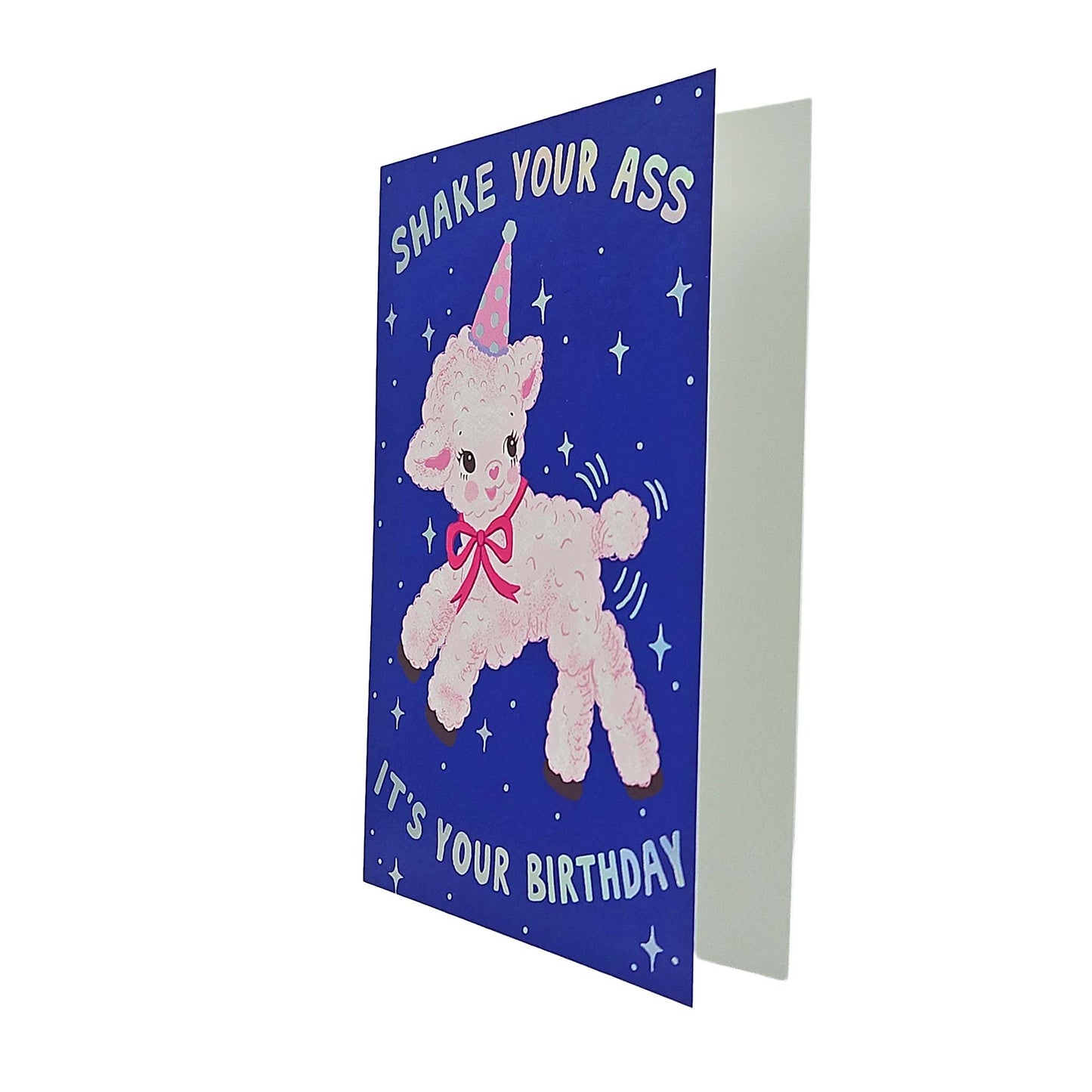 Shake Your Ass Lamb Birthday Card