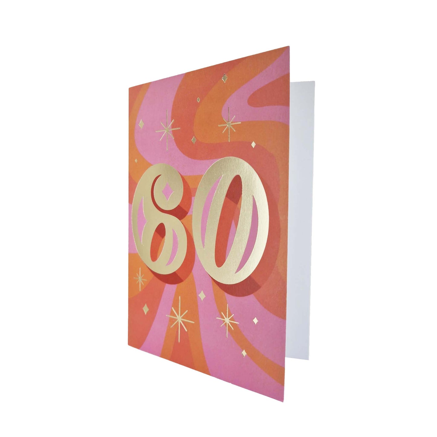 Gold Foiled 60th Birthday Card