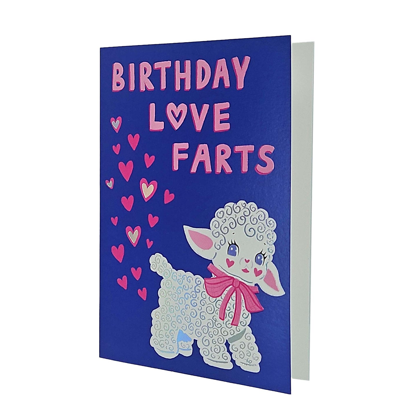 Birthday Love Farts Lamb Birthday Card