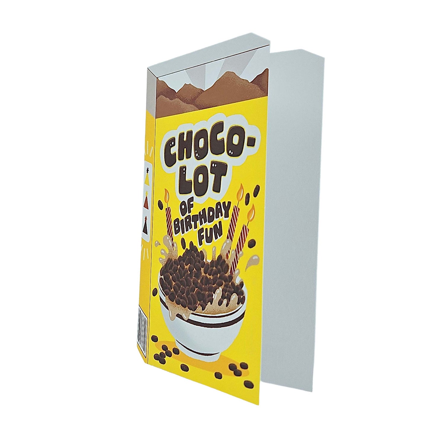 Choco-Lot Cereal Spot Gloss Birthday Card