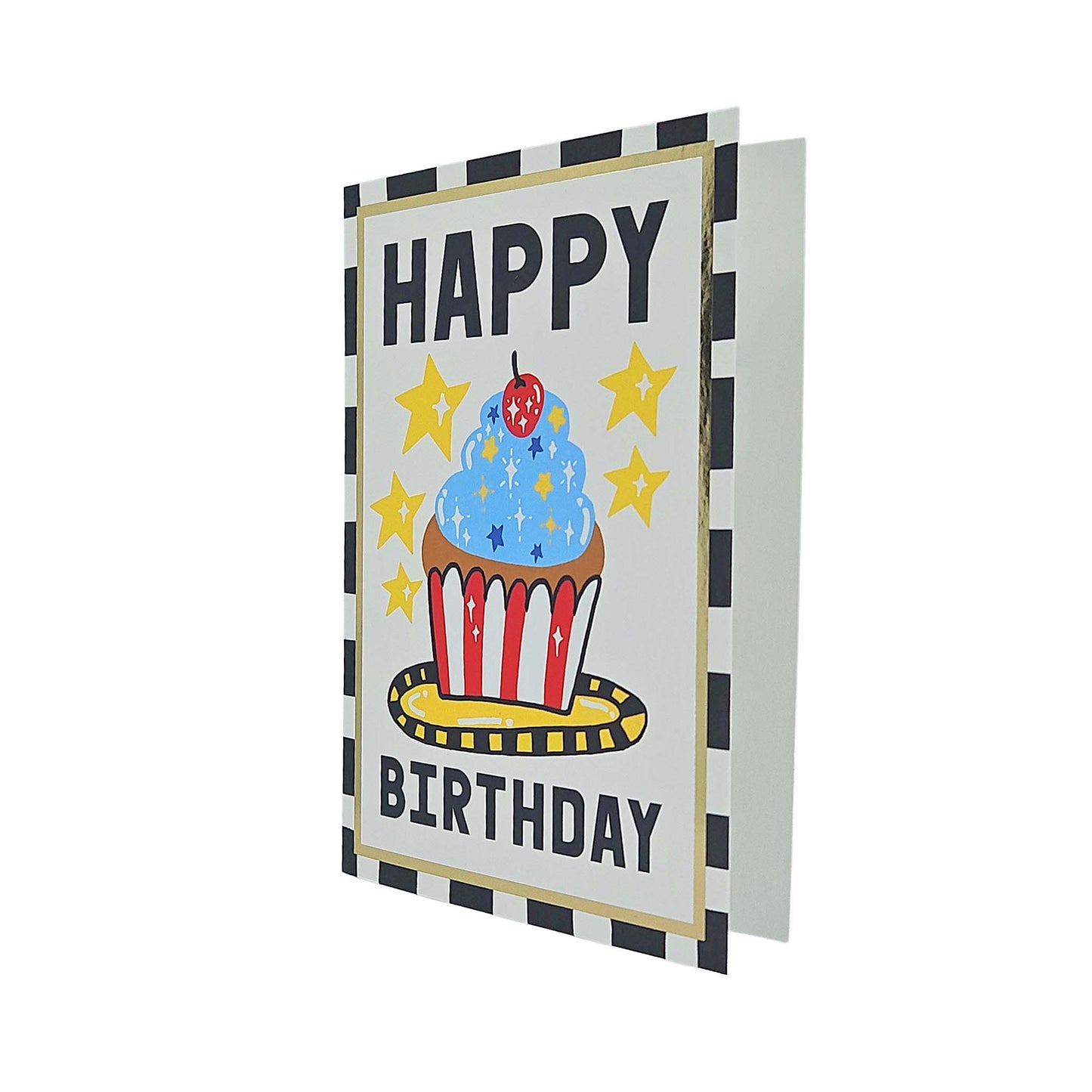 Happy Birthday Cupcake Birthday Card