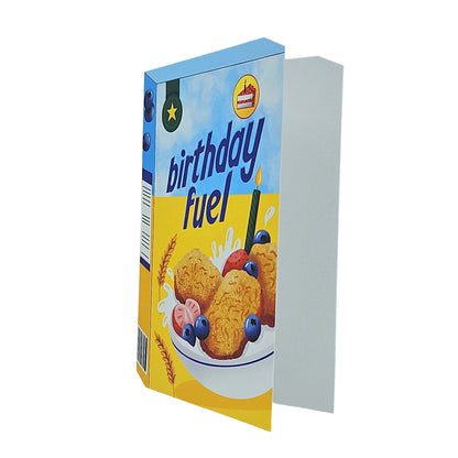 Birthday Fuel Cereal Spot Gloss Birthday Card