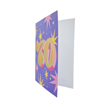 Gold Foiled 70th Birthday Card