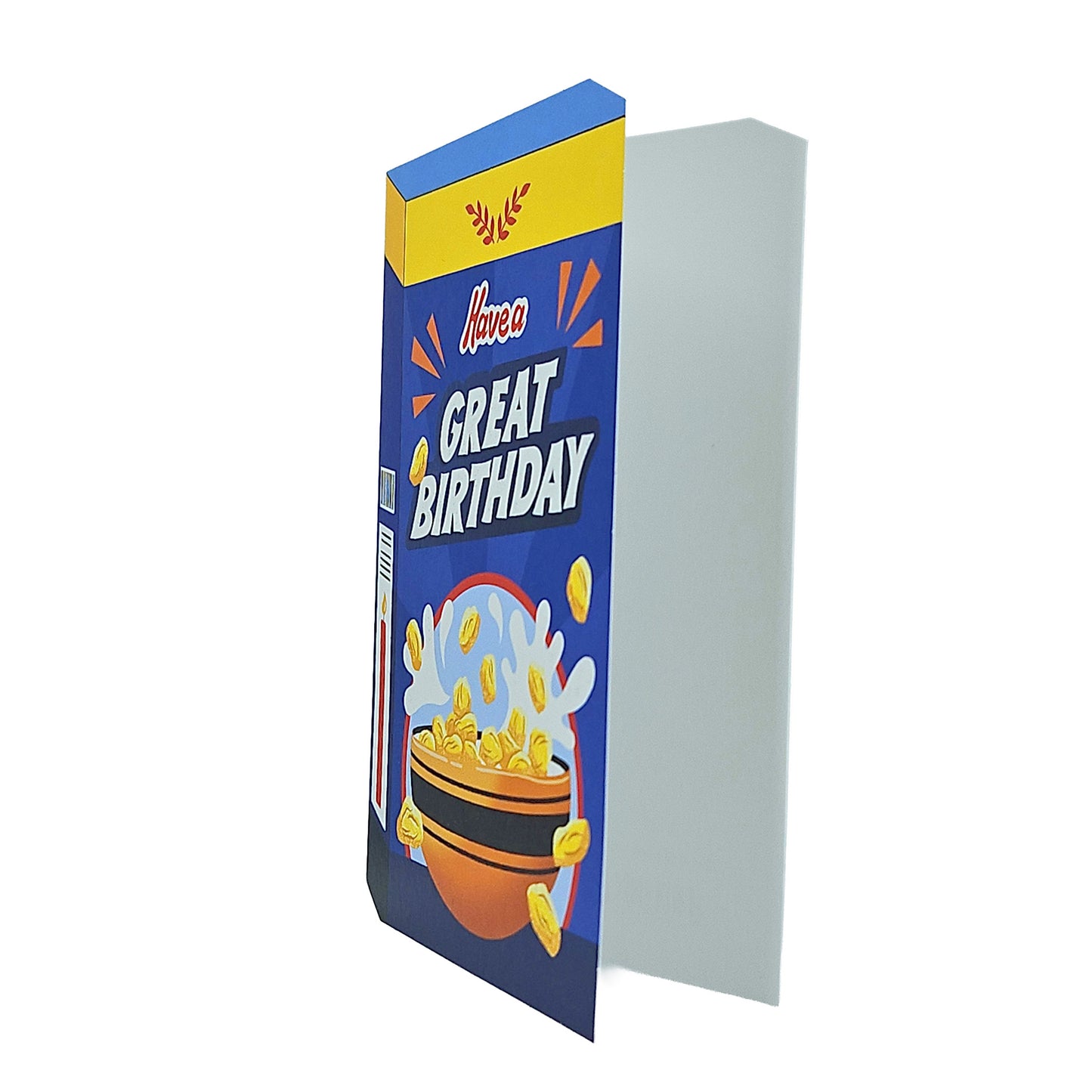 Great Birthday Cereal Spot Gloss Birthday Card