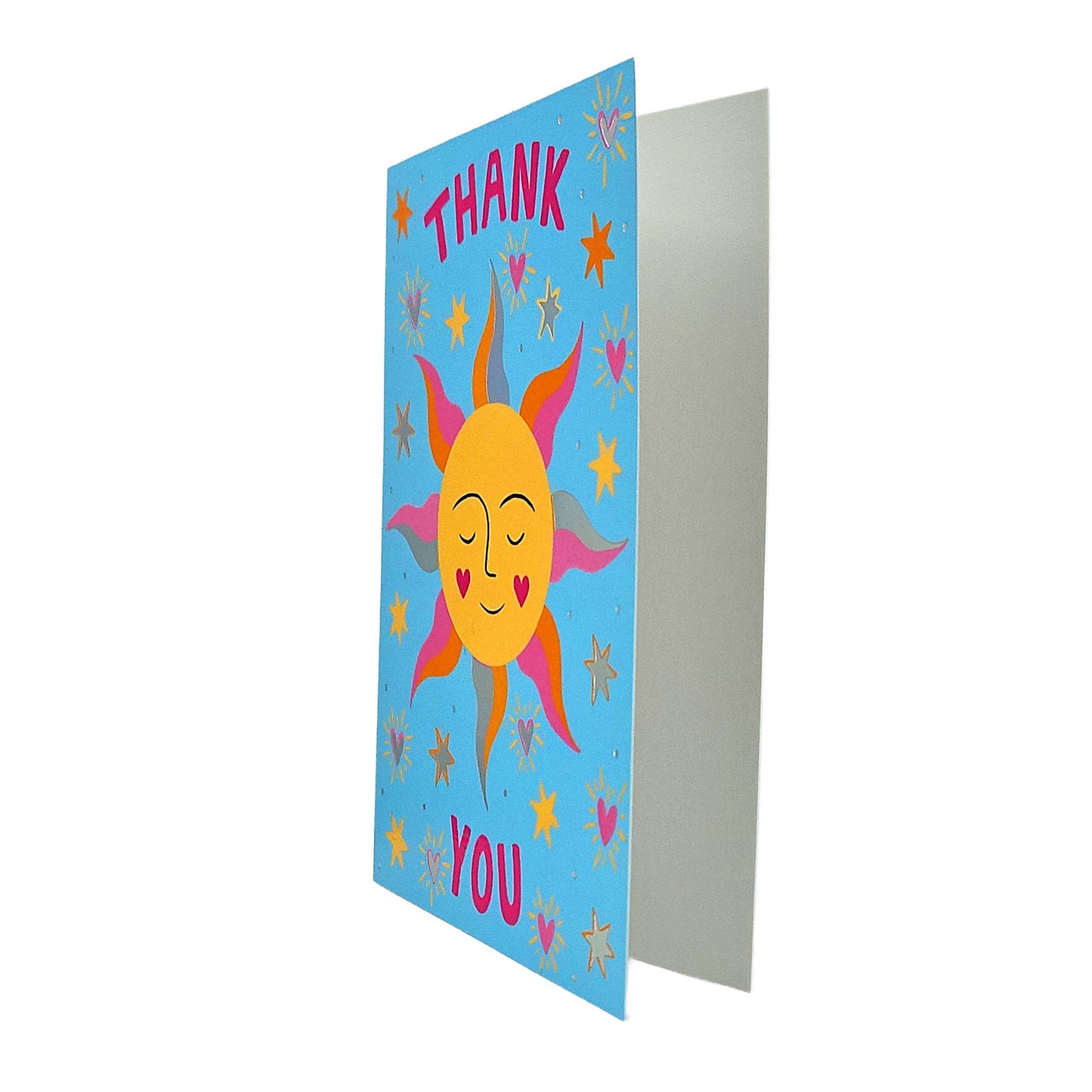 Sunshine Face Thank You Card