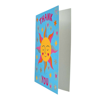 Sunshine Face Thank You Card