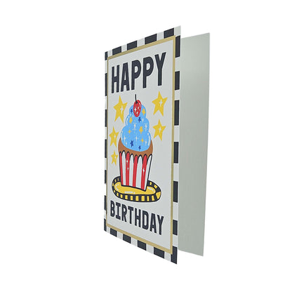 Happy Birthday Cupcake Birthday Card