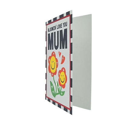 Bloomin Love You Mum Flowers Foiled Mother's Day Card