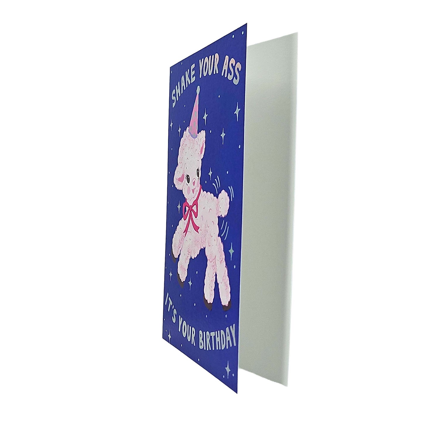 Shake Your Ass Lamb Birthday Card