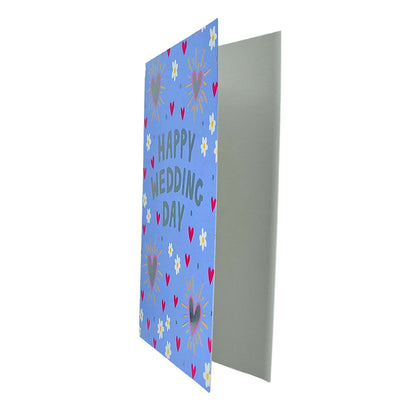 Daisies & Hearts Wedding Card