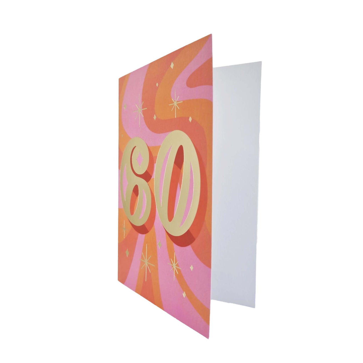 Gold Foiled 60th Birthday Card