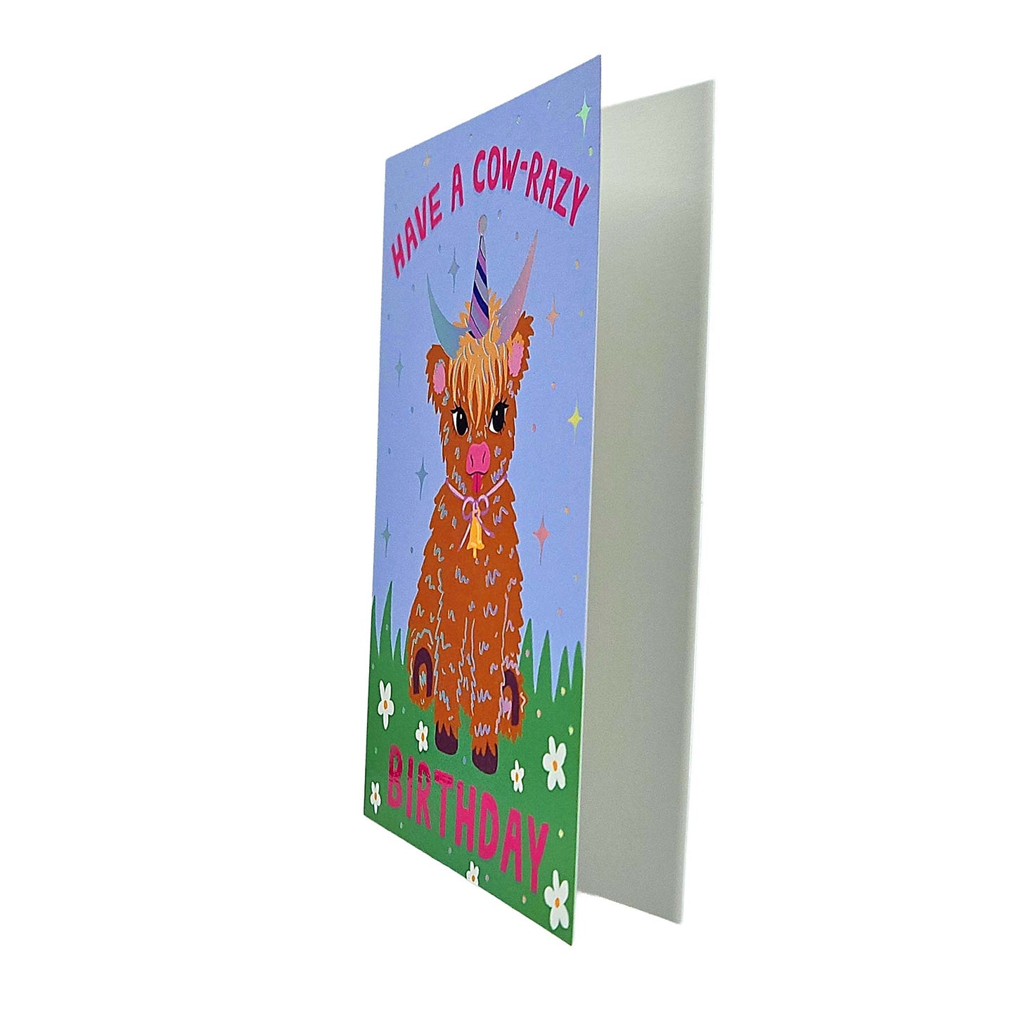 Have a Cow-Razy Birthday Cow Birthday Card