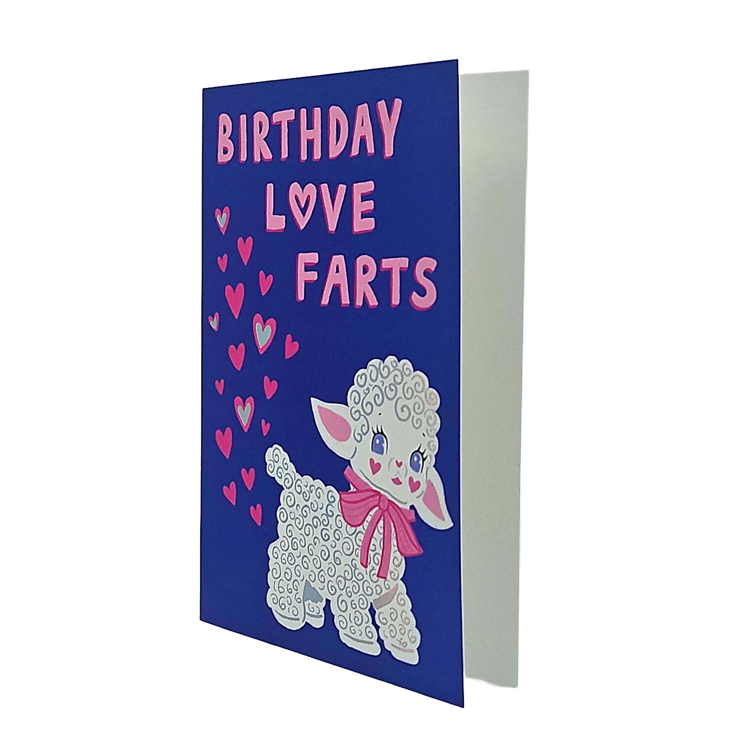 Birthday Love Farts Lamb Birthday Card