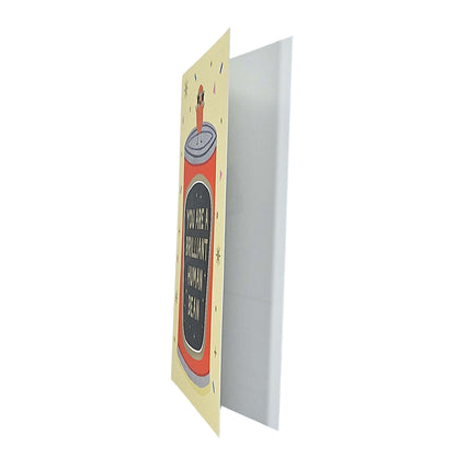 Brilliant Human Bean Gold Foiled Congratulations Card