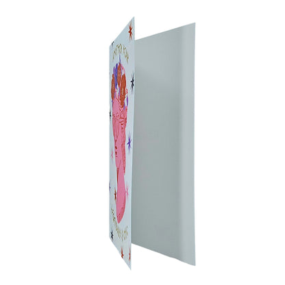 Legendary & Chic Greek Goddess Gold Foiled Birthday Card