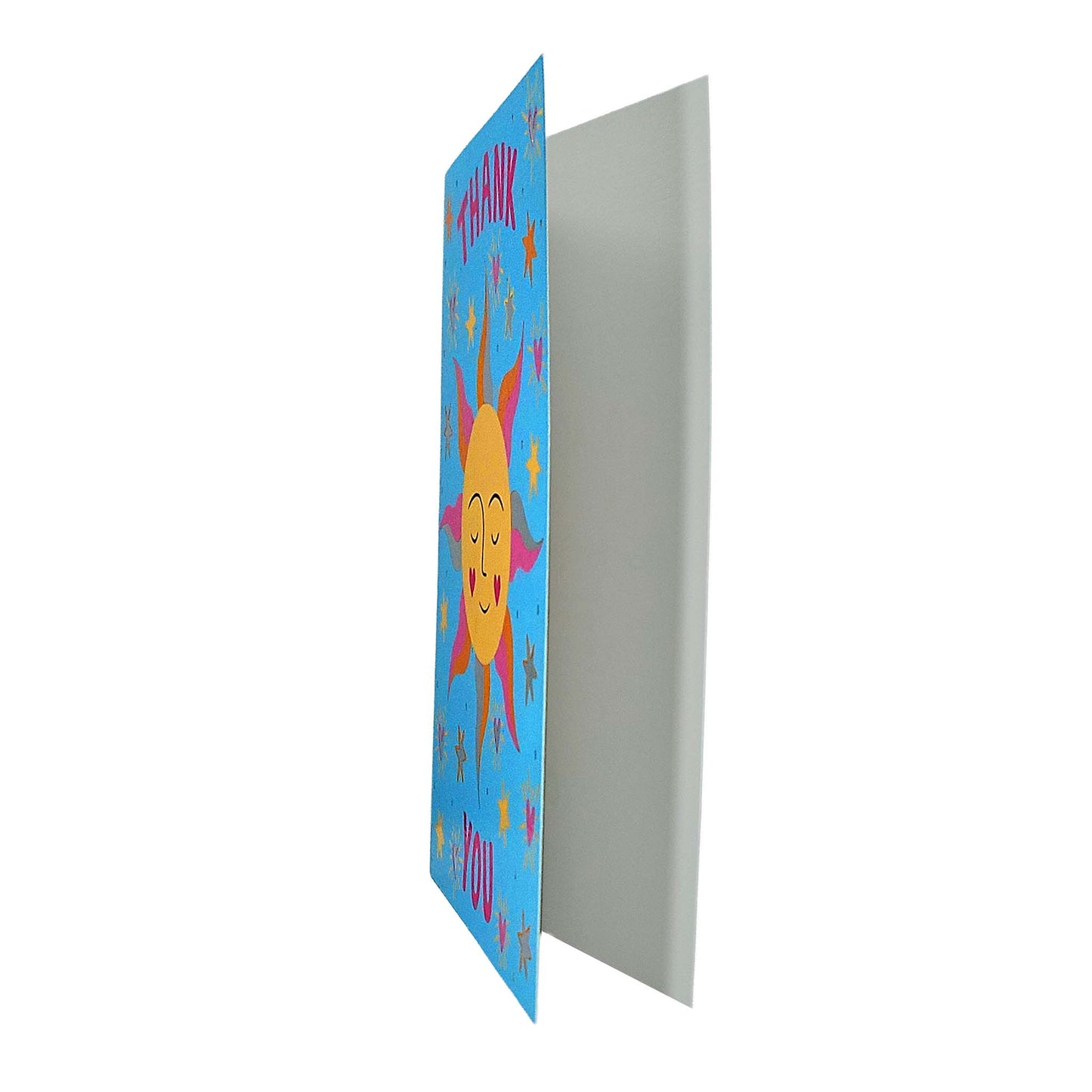 Sunshine Face Thank You Card
