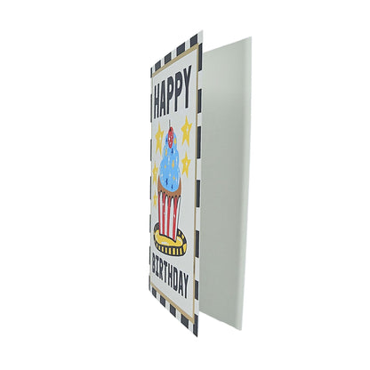 Happy Birthday Cupcake Birthday Card