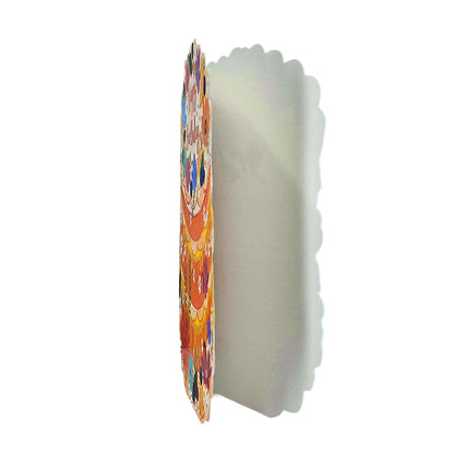 Happy Birthday Spot Varnish Cutout Cake Birthday Card