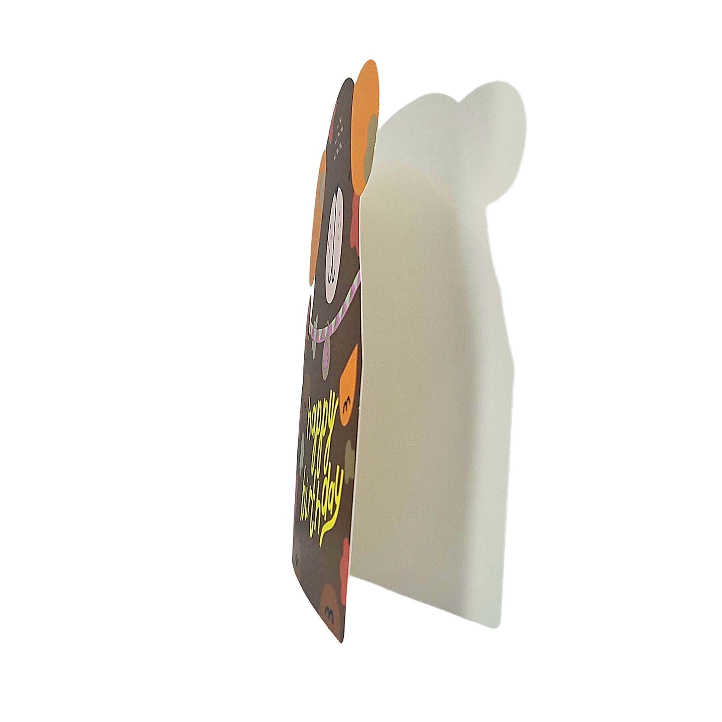 Happy Birthday Dog Cutout Birthday Card
