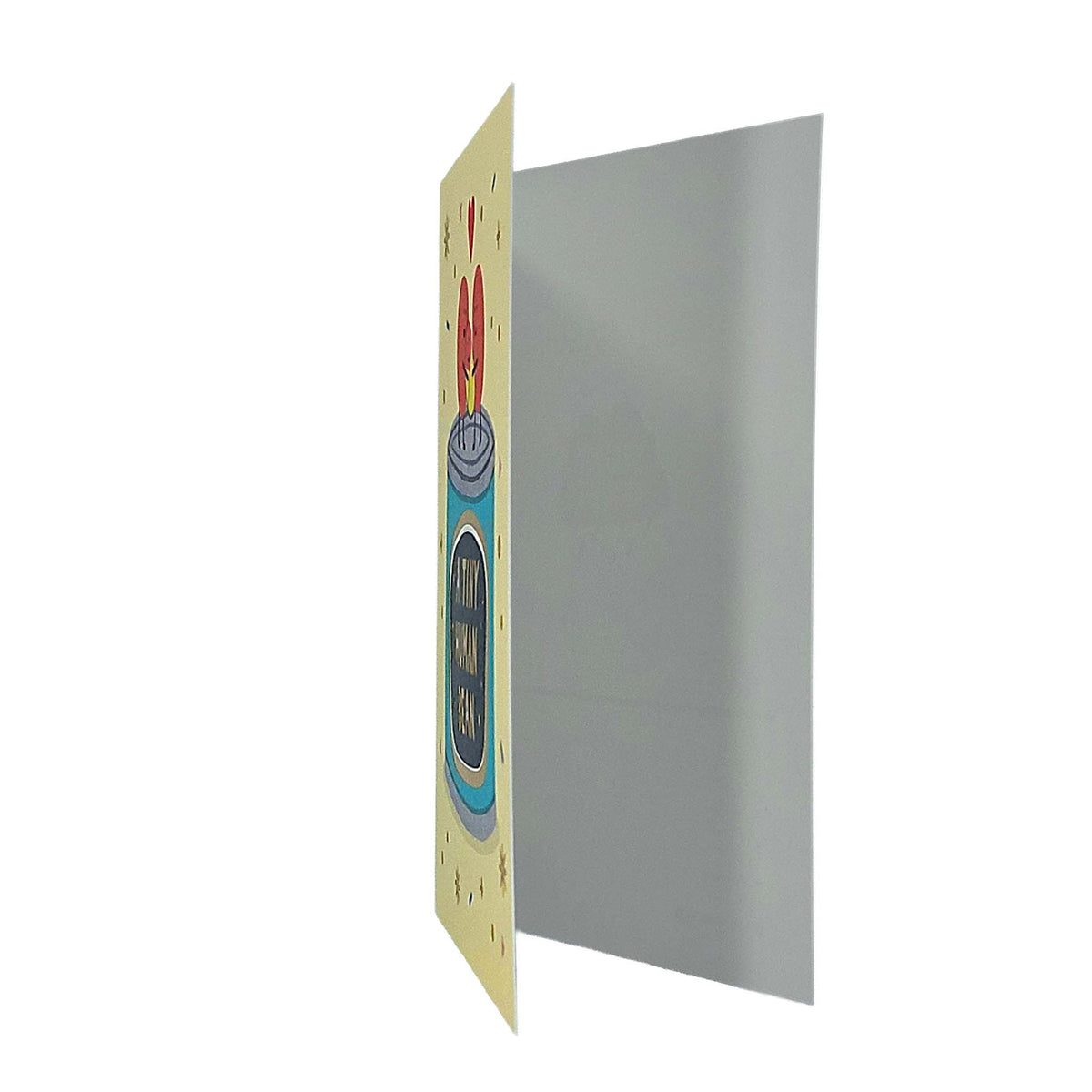 Tiny Human Bean Gold Foiled New Baby Card