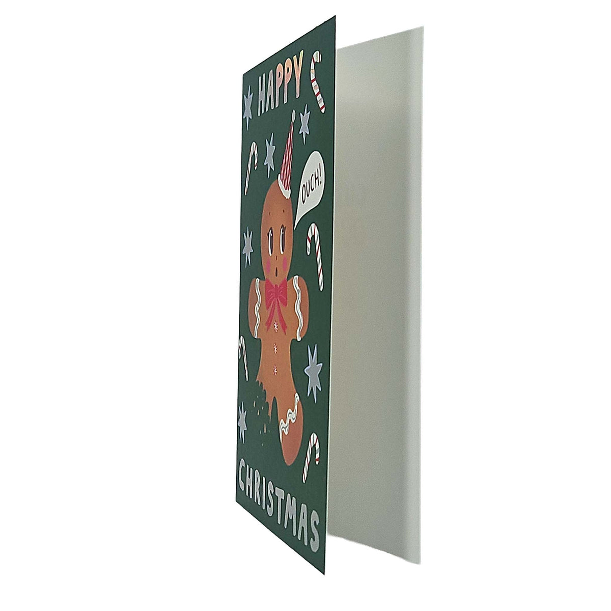 Happy Christmas Gingerbread Man Christmas Card