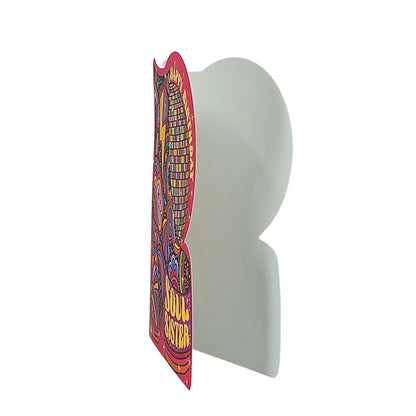 Soul Sister Disco Platform Boots Cutout Birthday Card