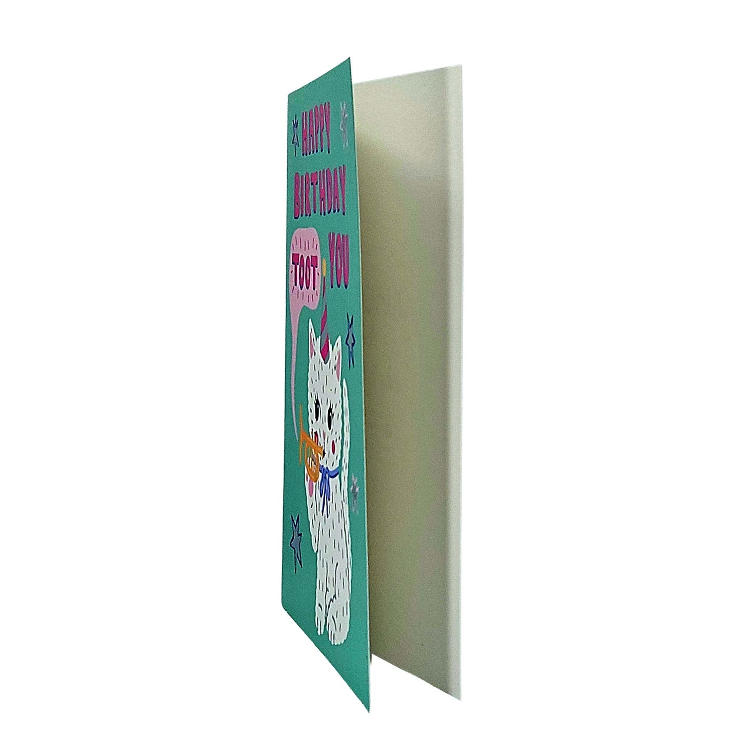 Happy Birthday Toot You Cat Birthday Card