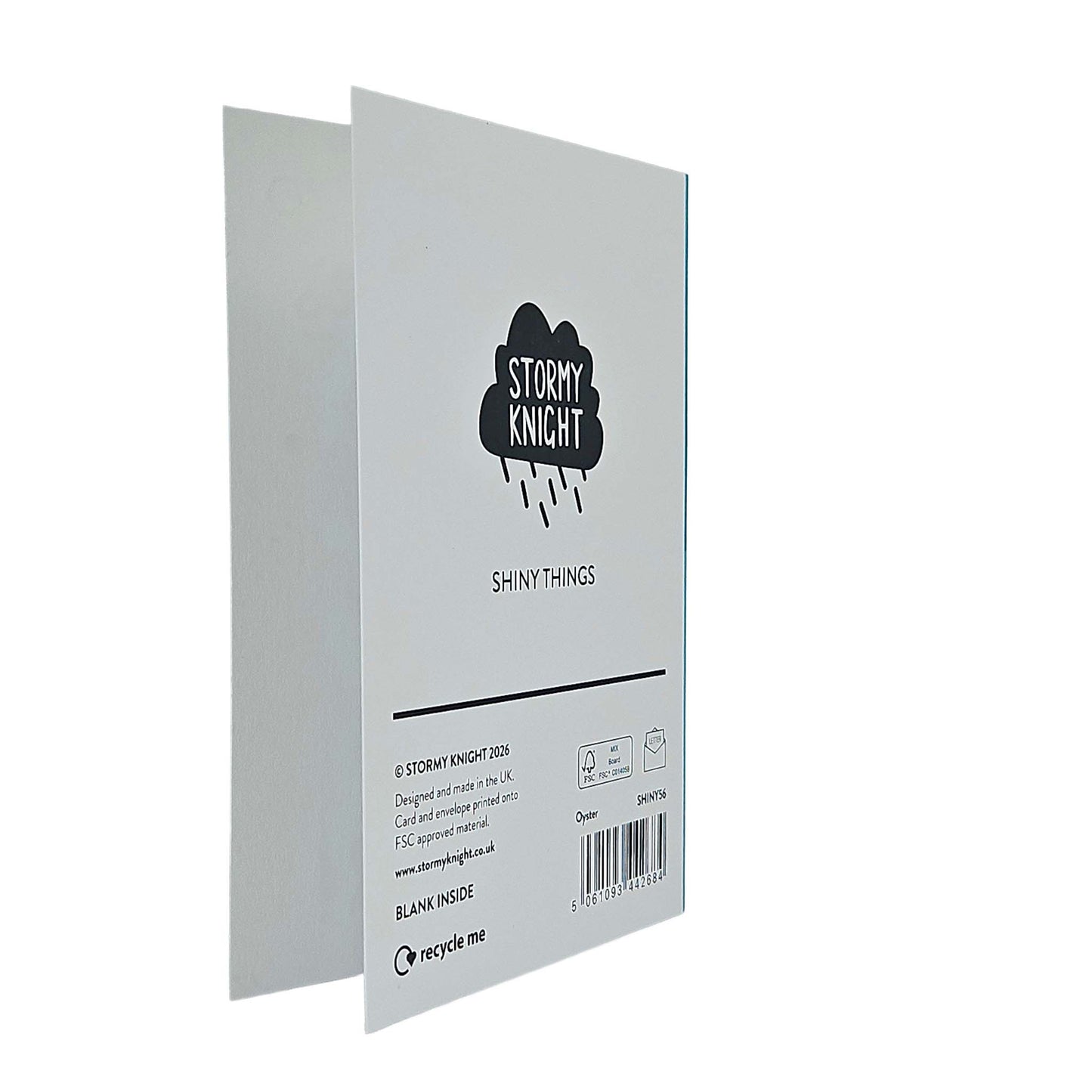 The World Is Your Oyster Holographic Foiled Congratulations Card