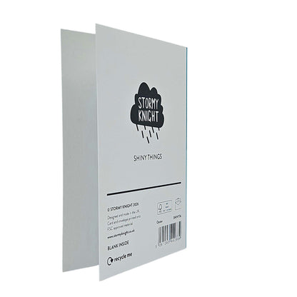 The World Is Your Oyster Holographic Foiled Congratulations Card