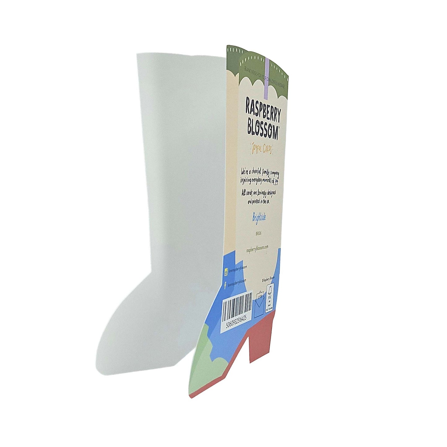 Yee-haw it's your Birthday Cowboy Boot Cutout Birthday Card