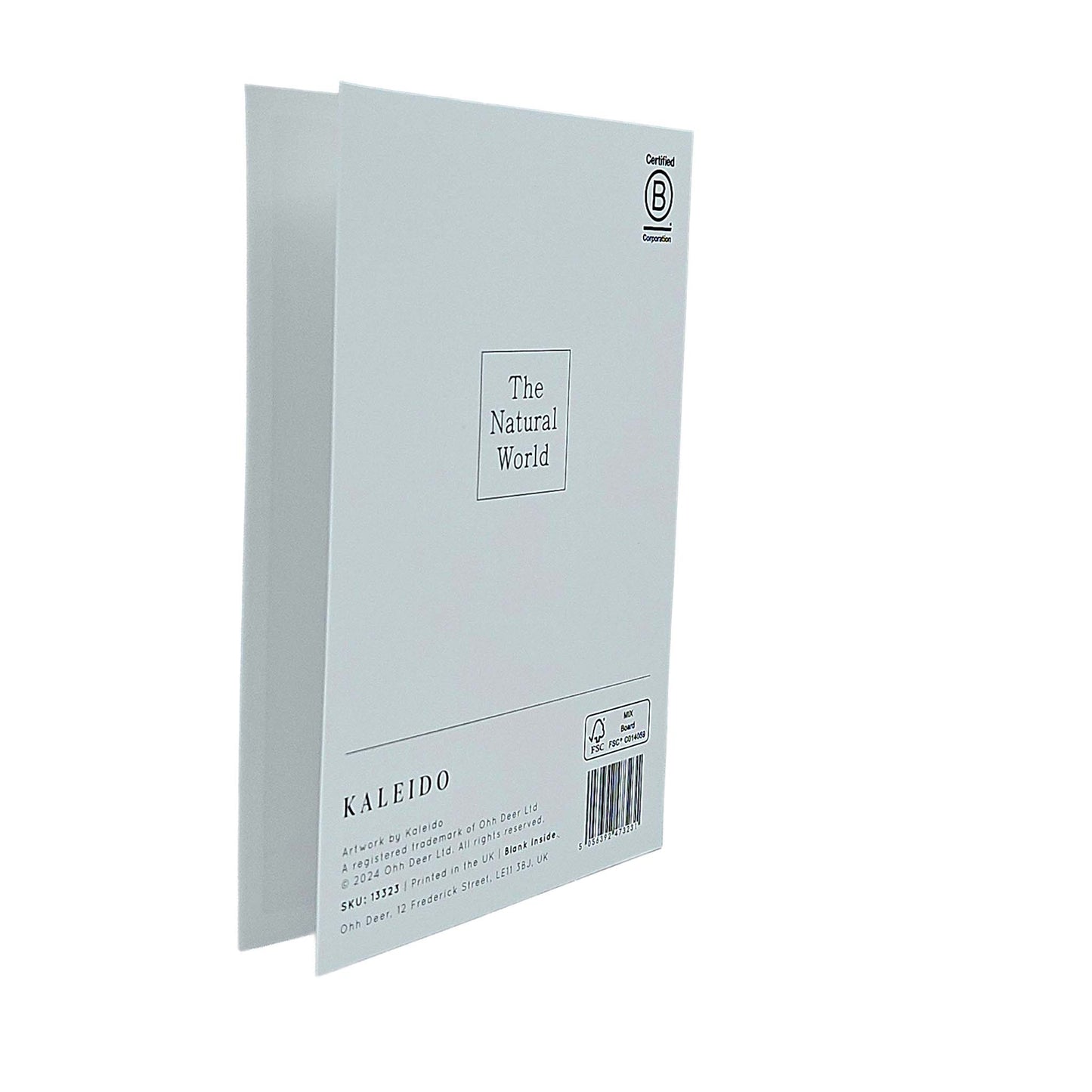 Red Fox Gold Foiled Art Card