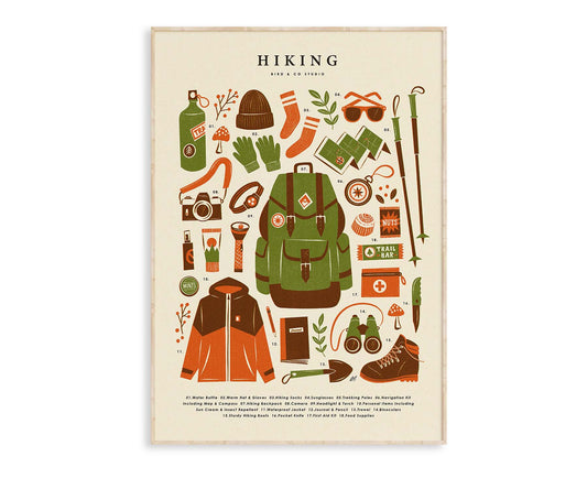 Hiking Kit Print