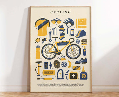 Cycling Kit Art Print