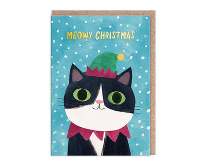 Pack of 9 Planet Cat Charity Christmas Cards