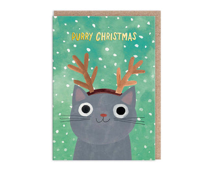 Pack of 9 Planet Cat Charity Christmas Cards