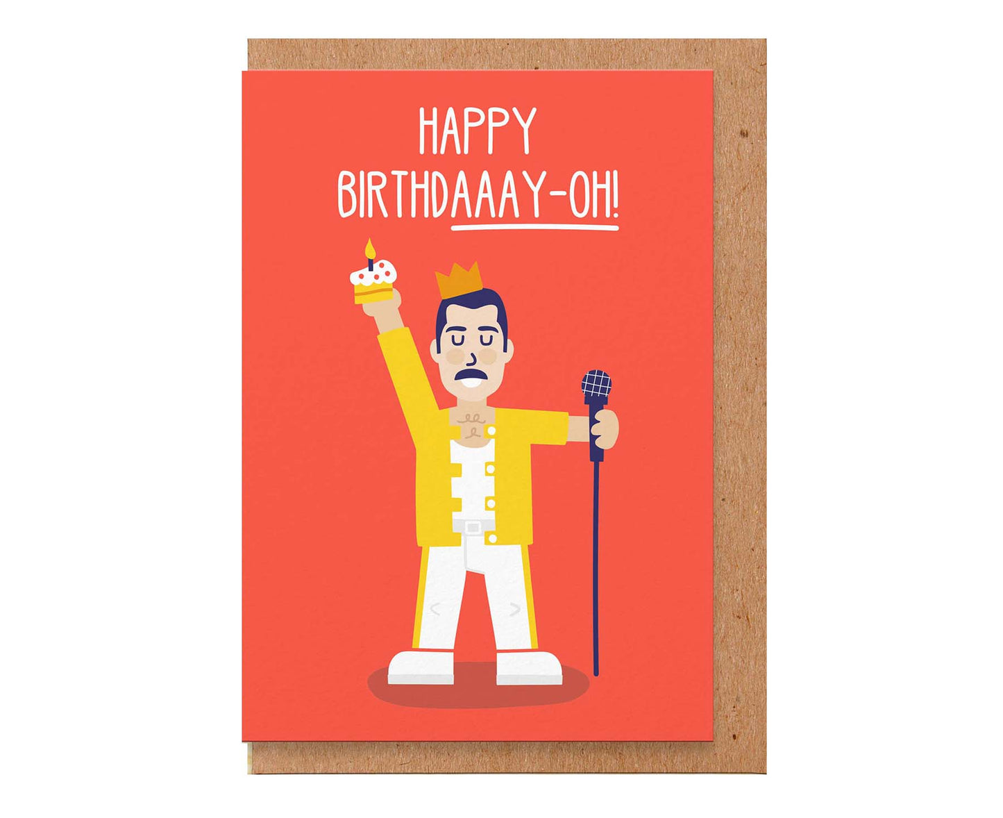 Ay Oh Freddie Mercury Birthday Card