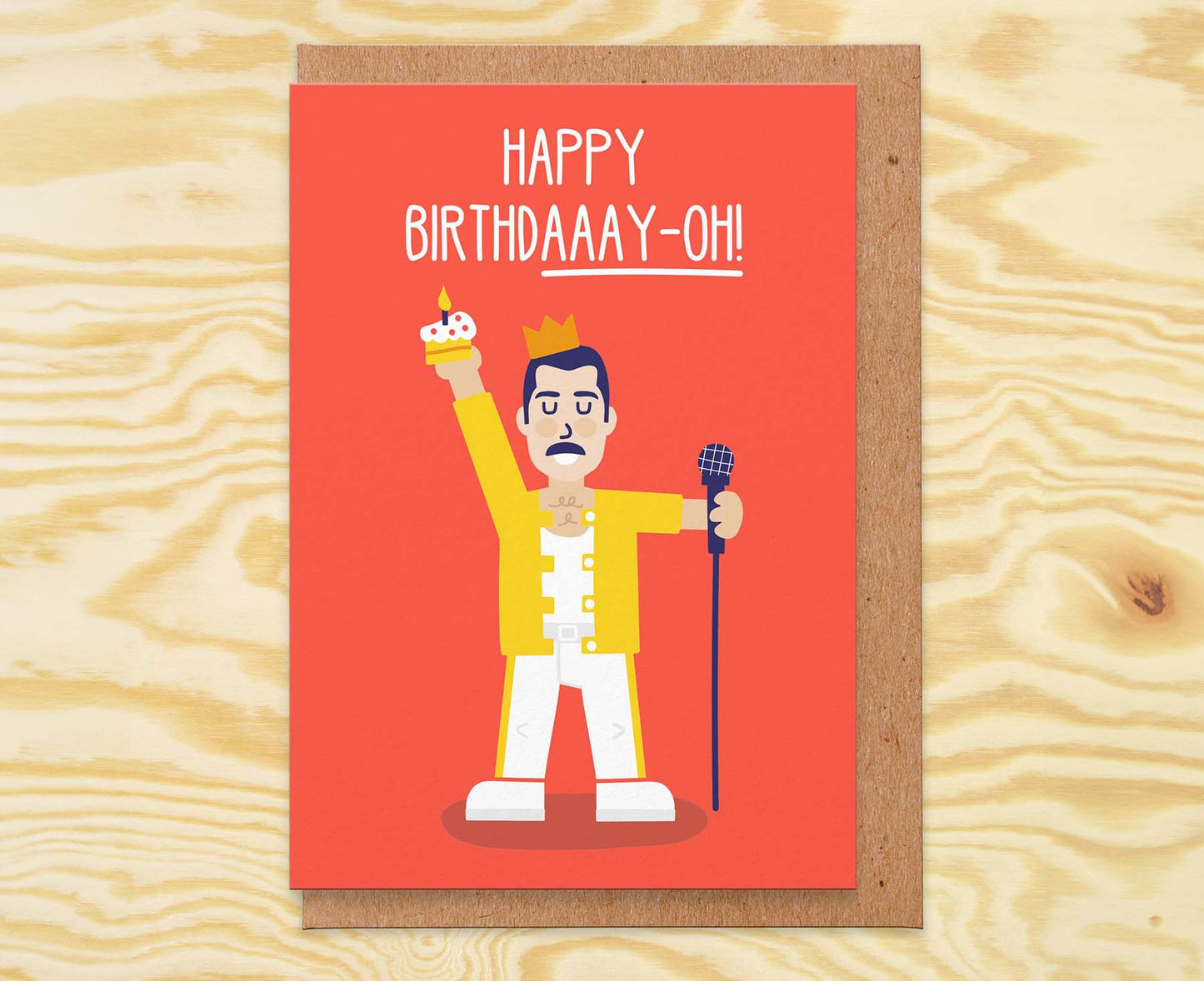 Ay Oh Freddie Mercury Birthday Card