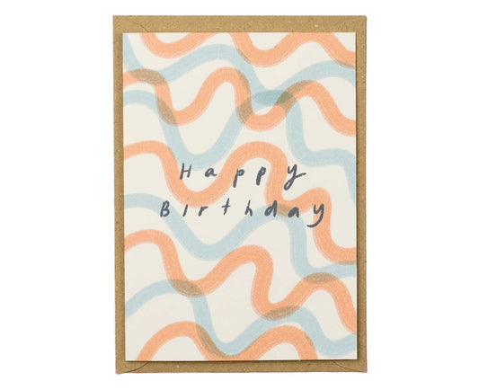 Happy Birthday Squiggles Birthday Card