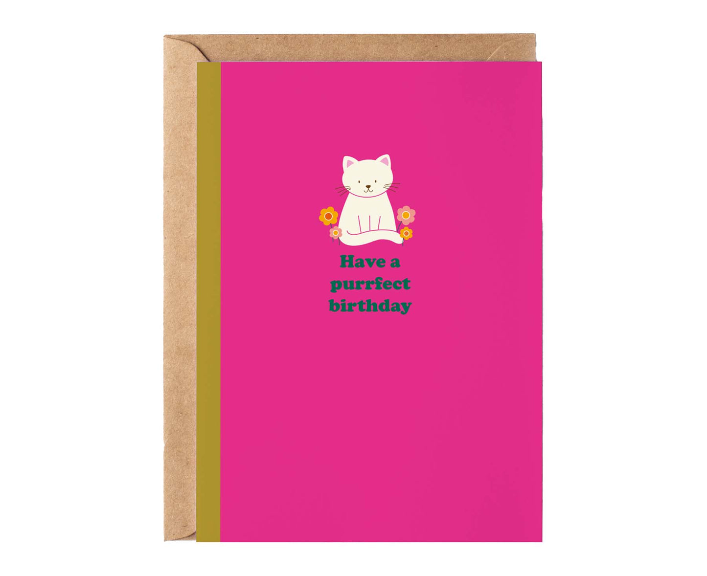 Purrfect Birthday Cat Birthday Card