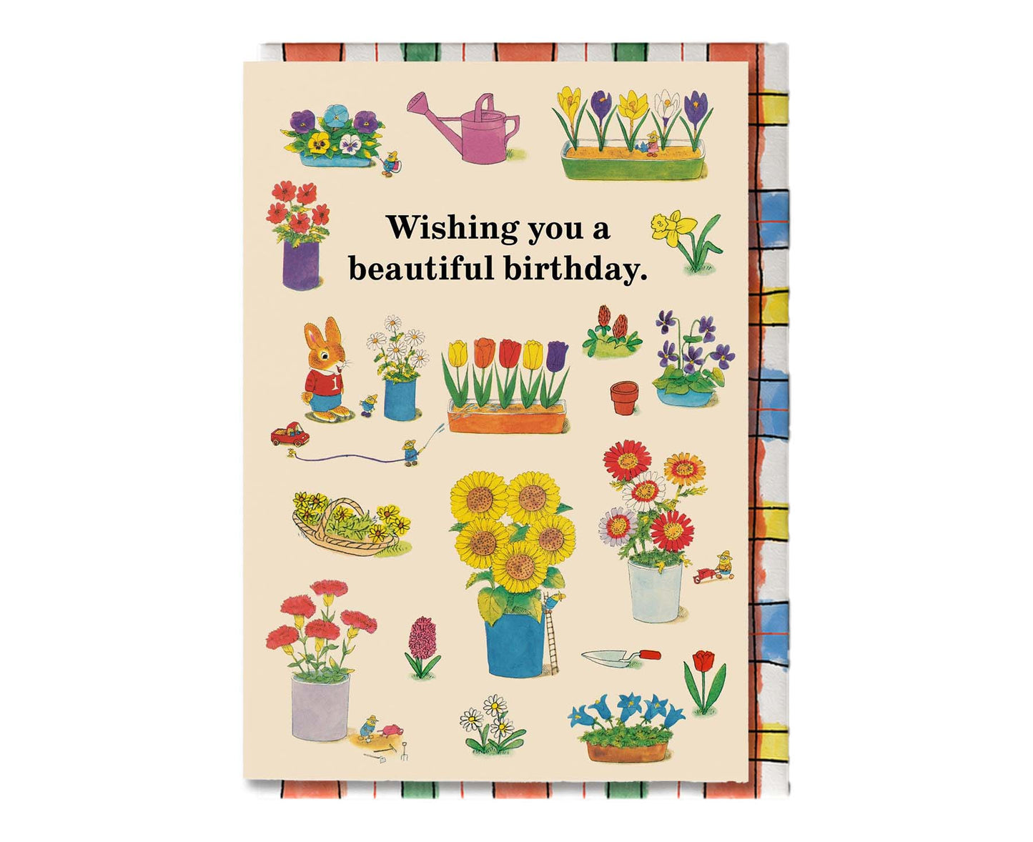 Beautiful Birthday Flowers Richard Scarry Birthday Card