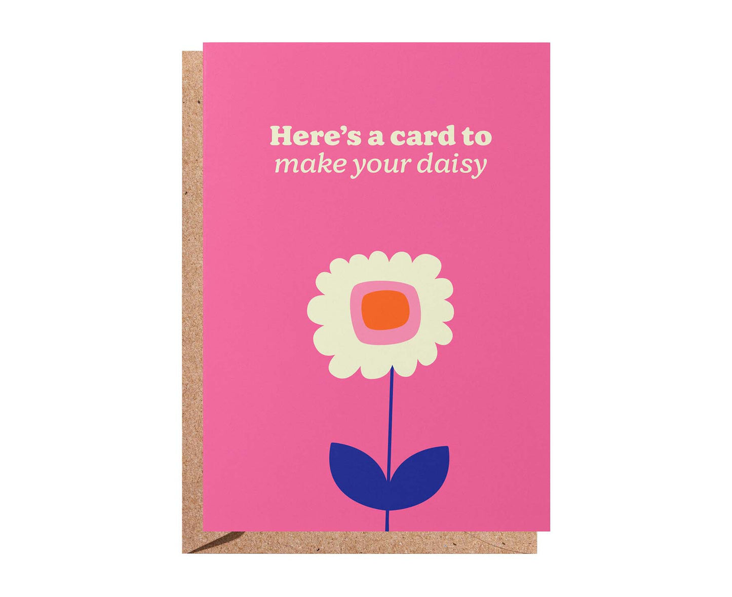 Here's A Card To Make Your Daisy card
