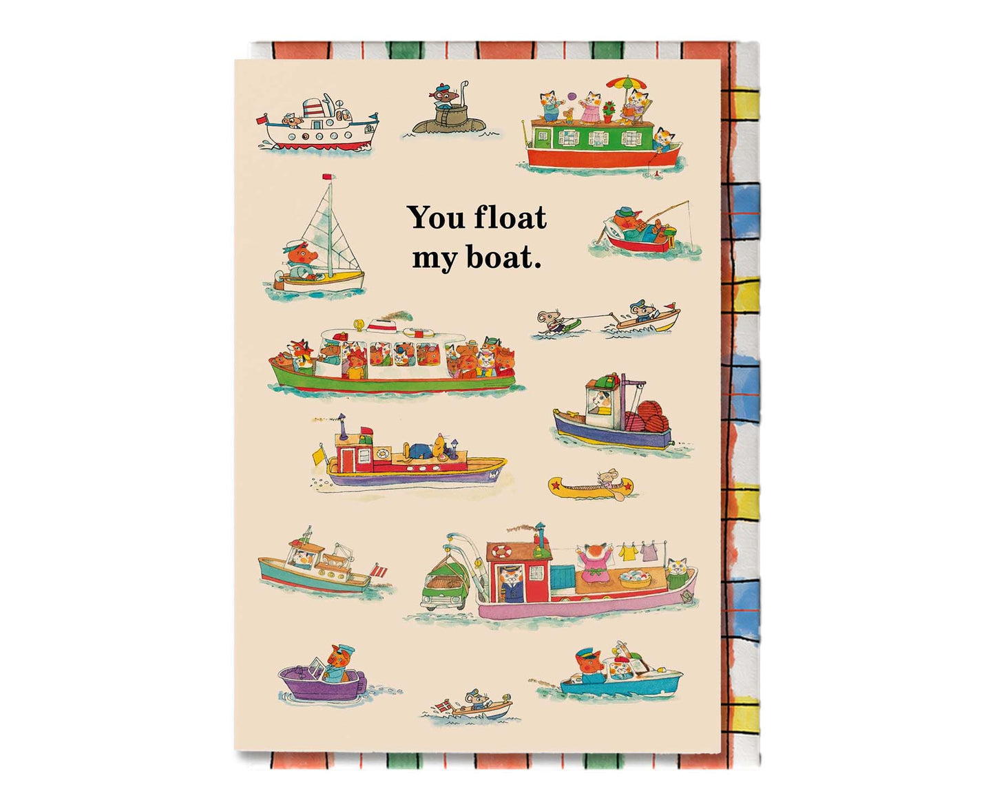 You Float My Boat Richard Scarry Valentines / Anniversary Card