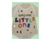 Welcome Little One Baby Grow Cutout New Baby Card