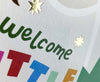 Welcome Little One Baby Grow Cutout New Baby Card