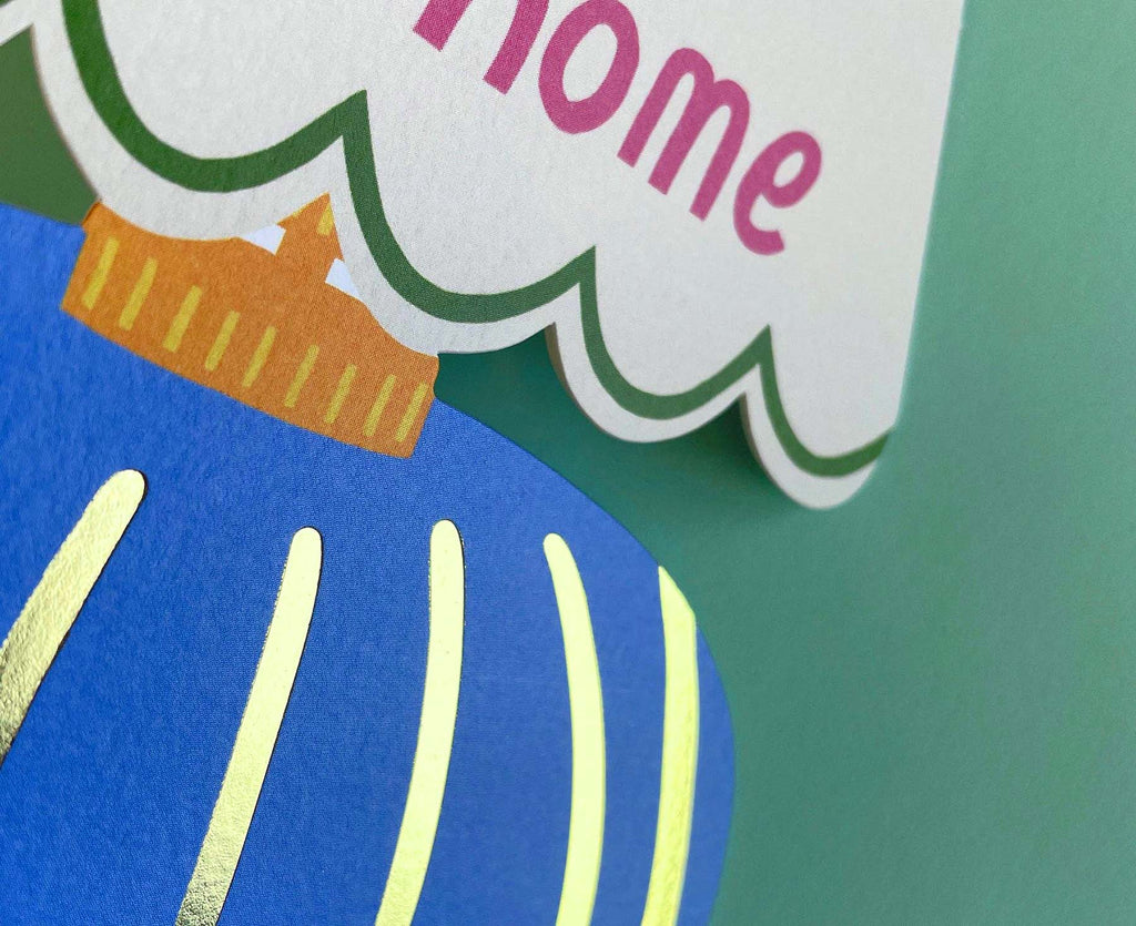 Happy New Home Table Lamp Cutout New Home Card
